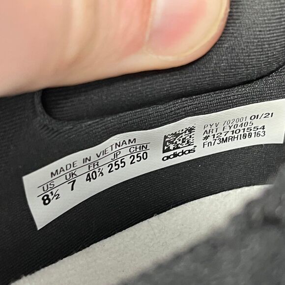 Adidas Ultraboost 21 Core Black Blue Oxide‎ Running Shoes Women’s 8.5 FY0405 - Picture 8 of 8